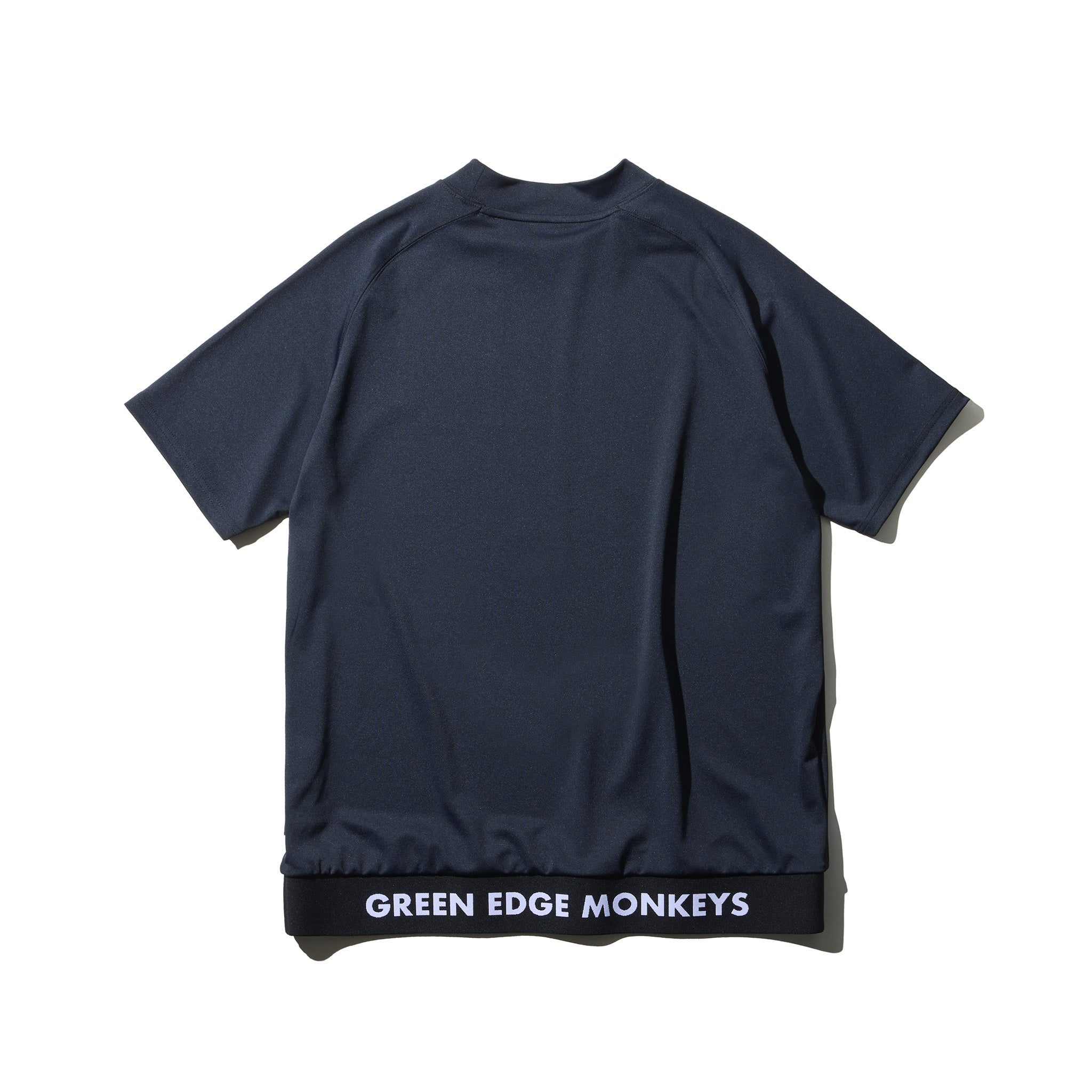 Ribbed hem mock neck #3003-65