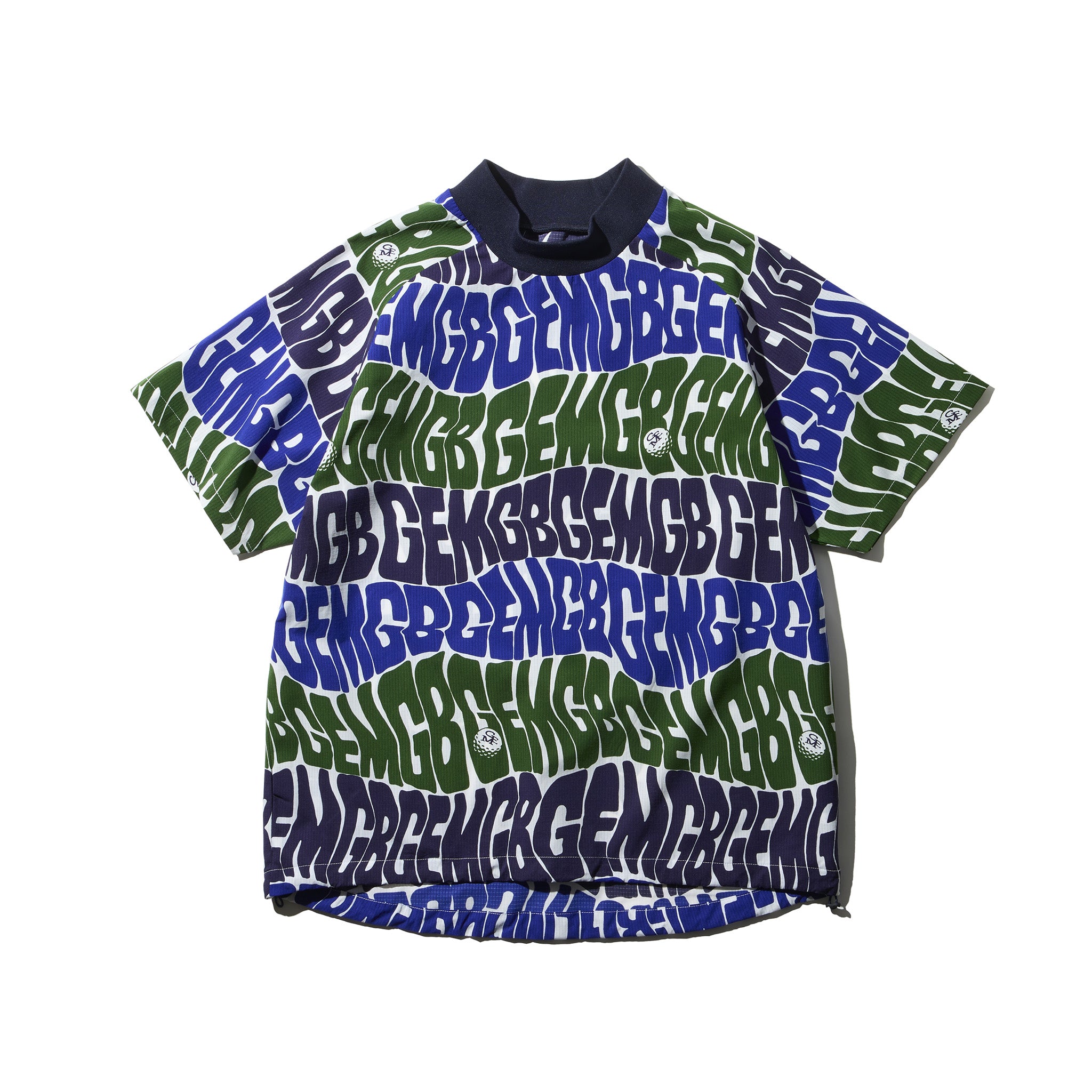 Original print mock neck #3010-65