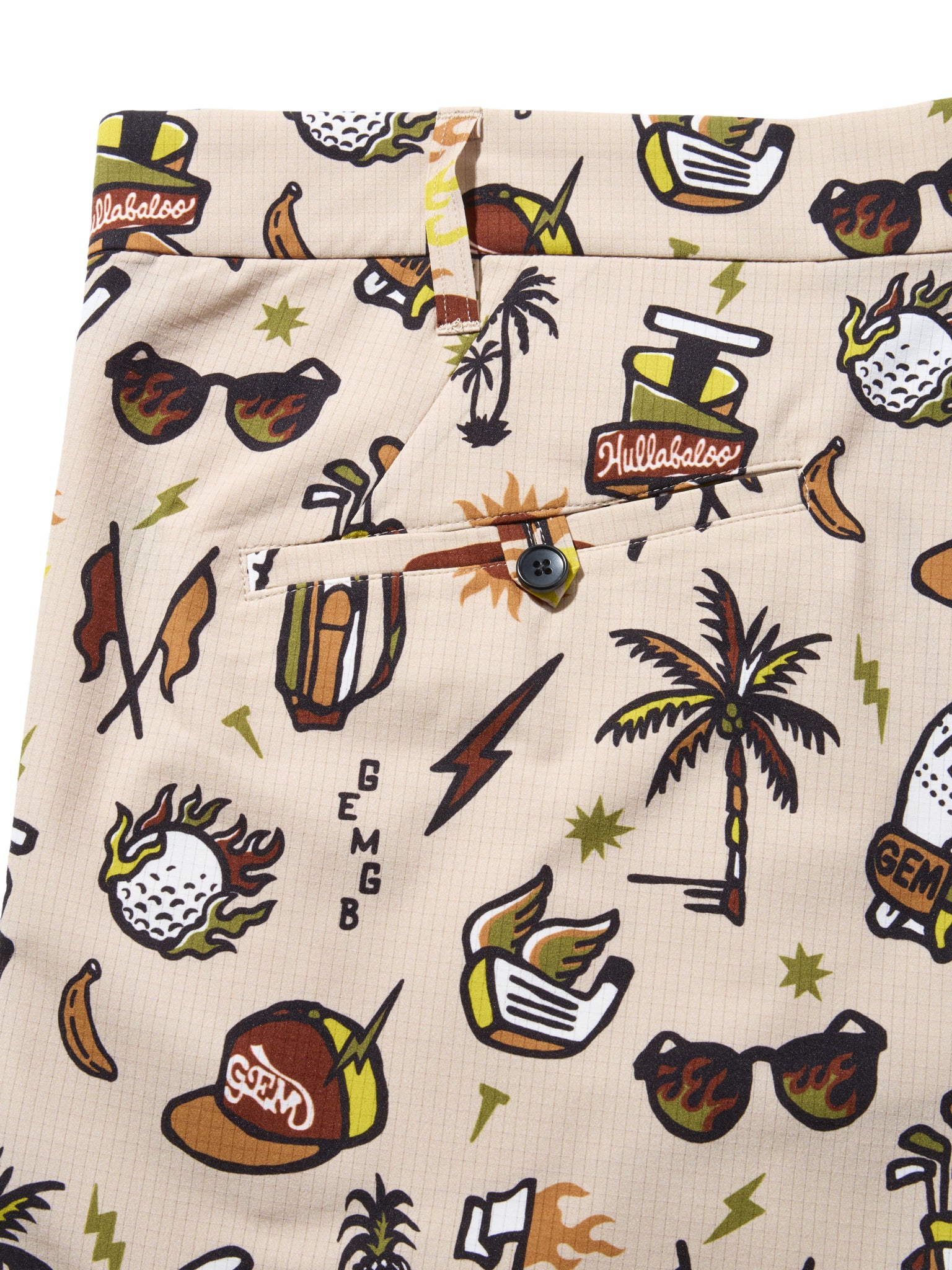 Original print short pants #5105-65