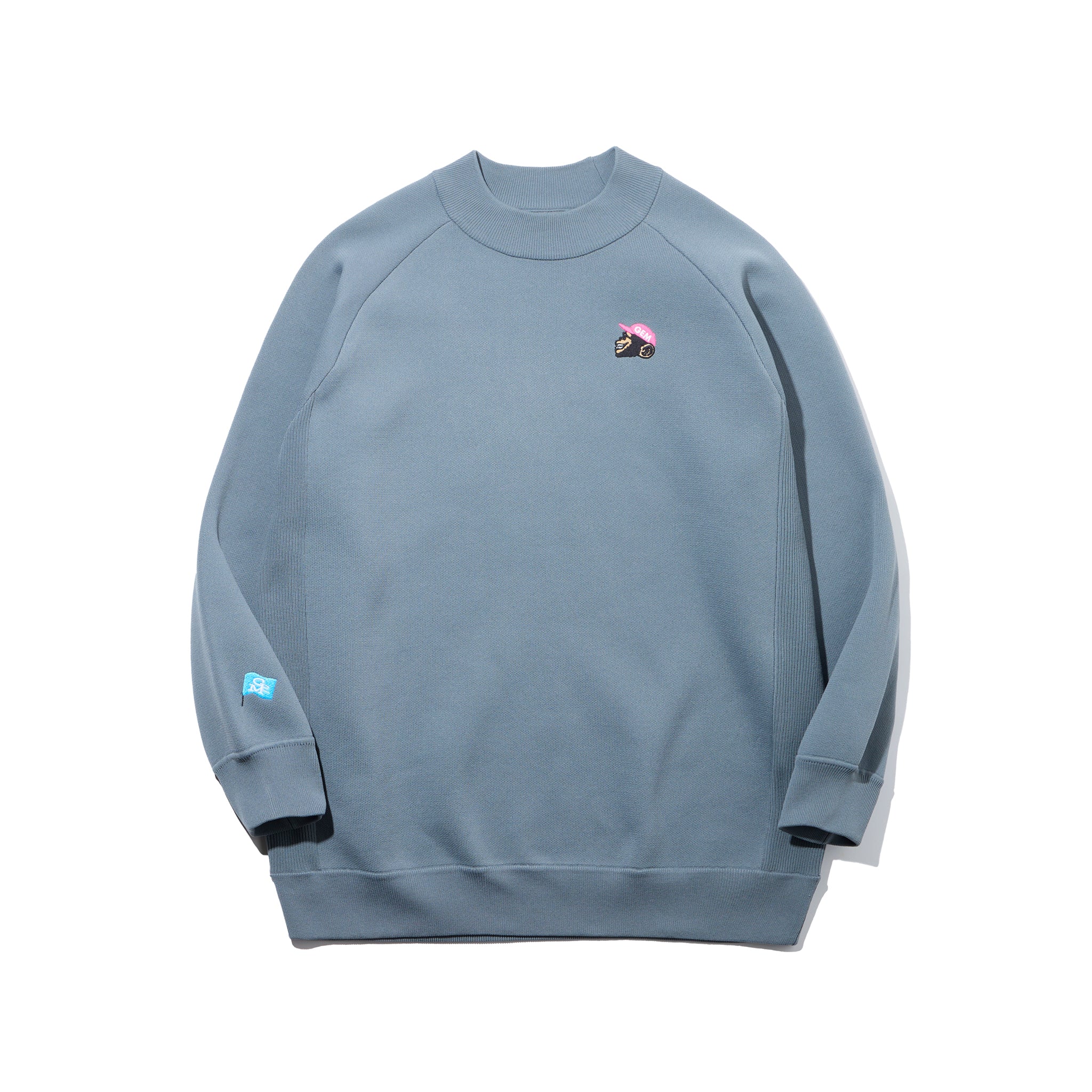Brushed knit mock neck #3009-66