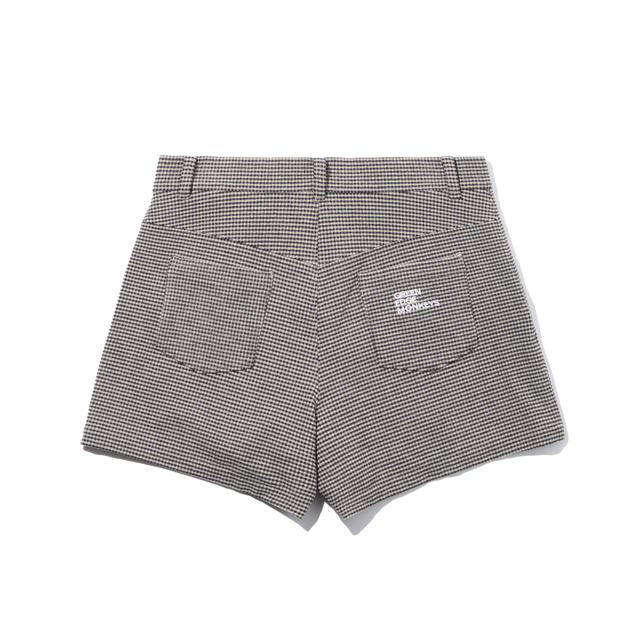 ladies / Gingham check short pants #5001-66
