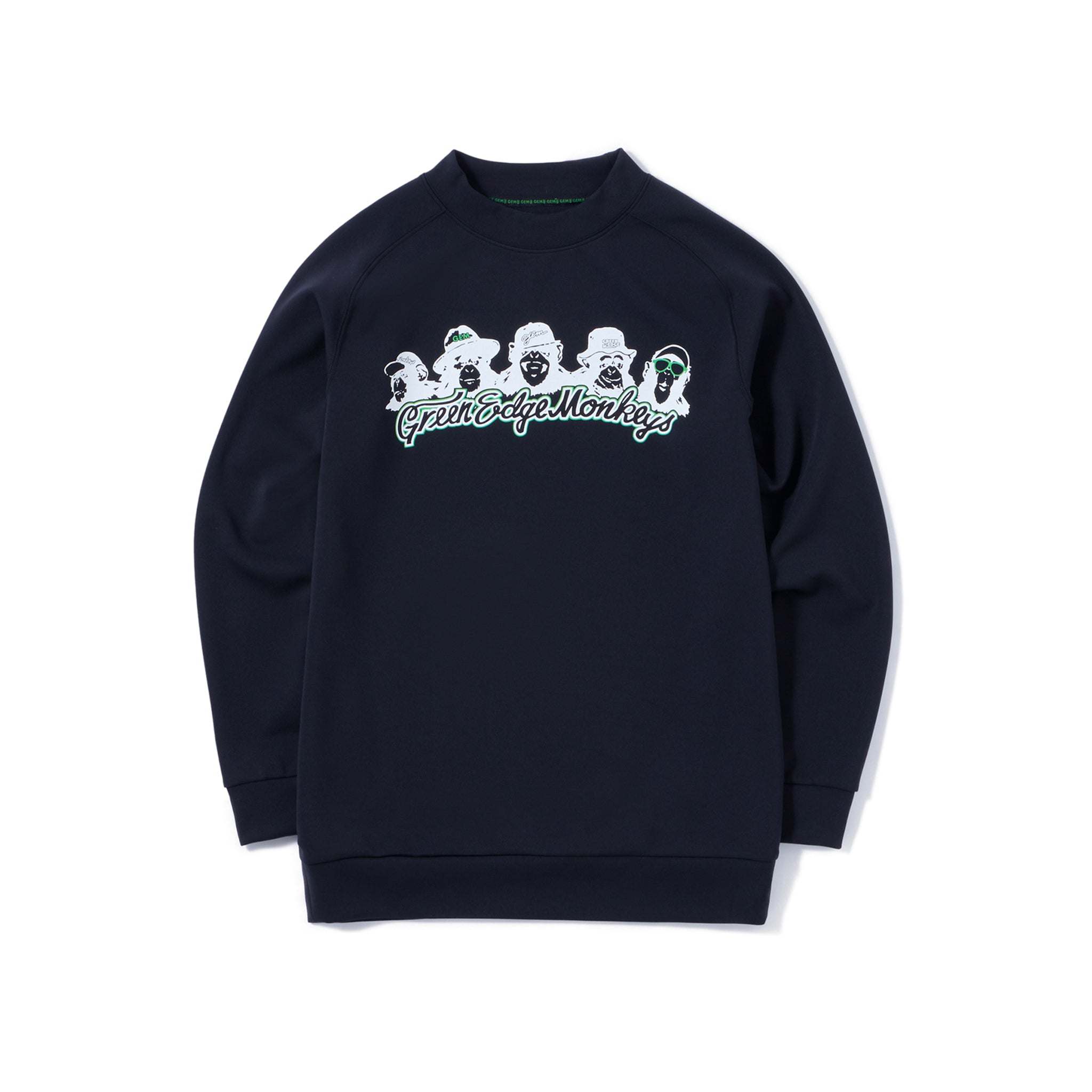 Mock neck jersey long sleeve #3007-46