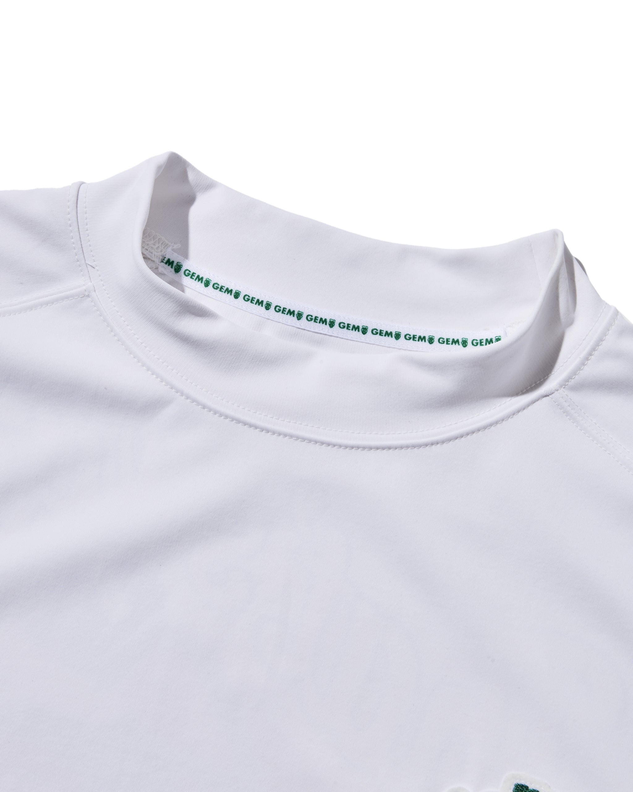 Ribbed hem mock neck #3005-55