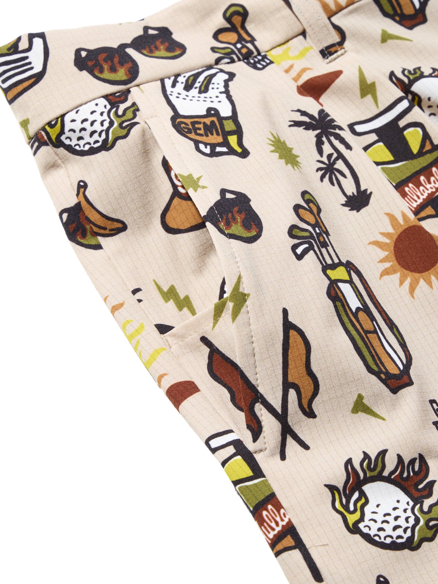 Original print short pants #5105-65