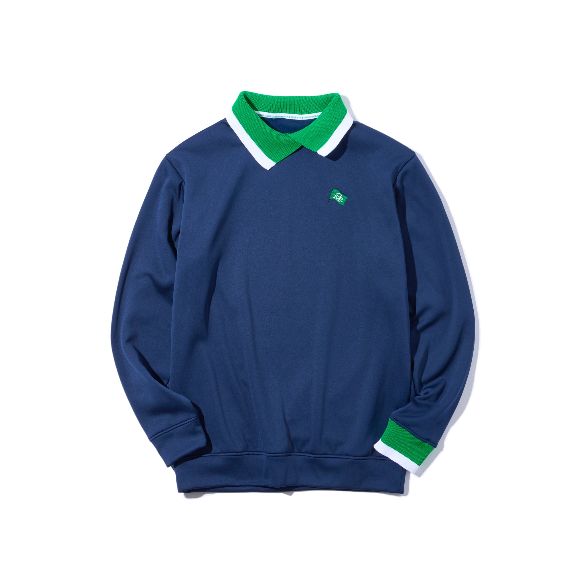 Asymmetry neck polo #3003-56