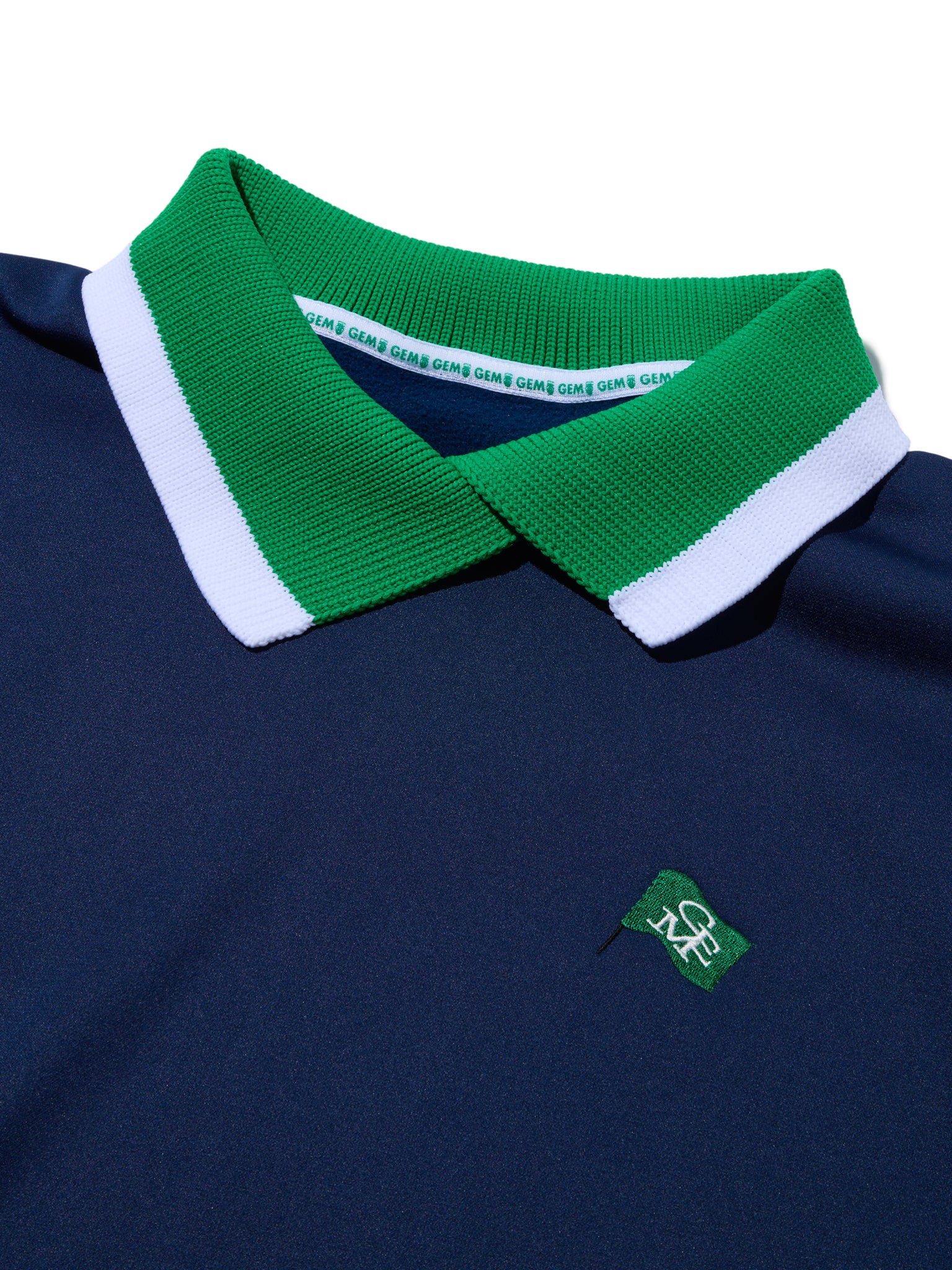 Asymmetry neck polo #3003-56
