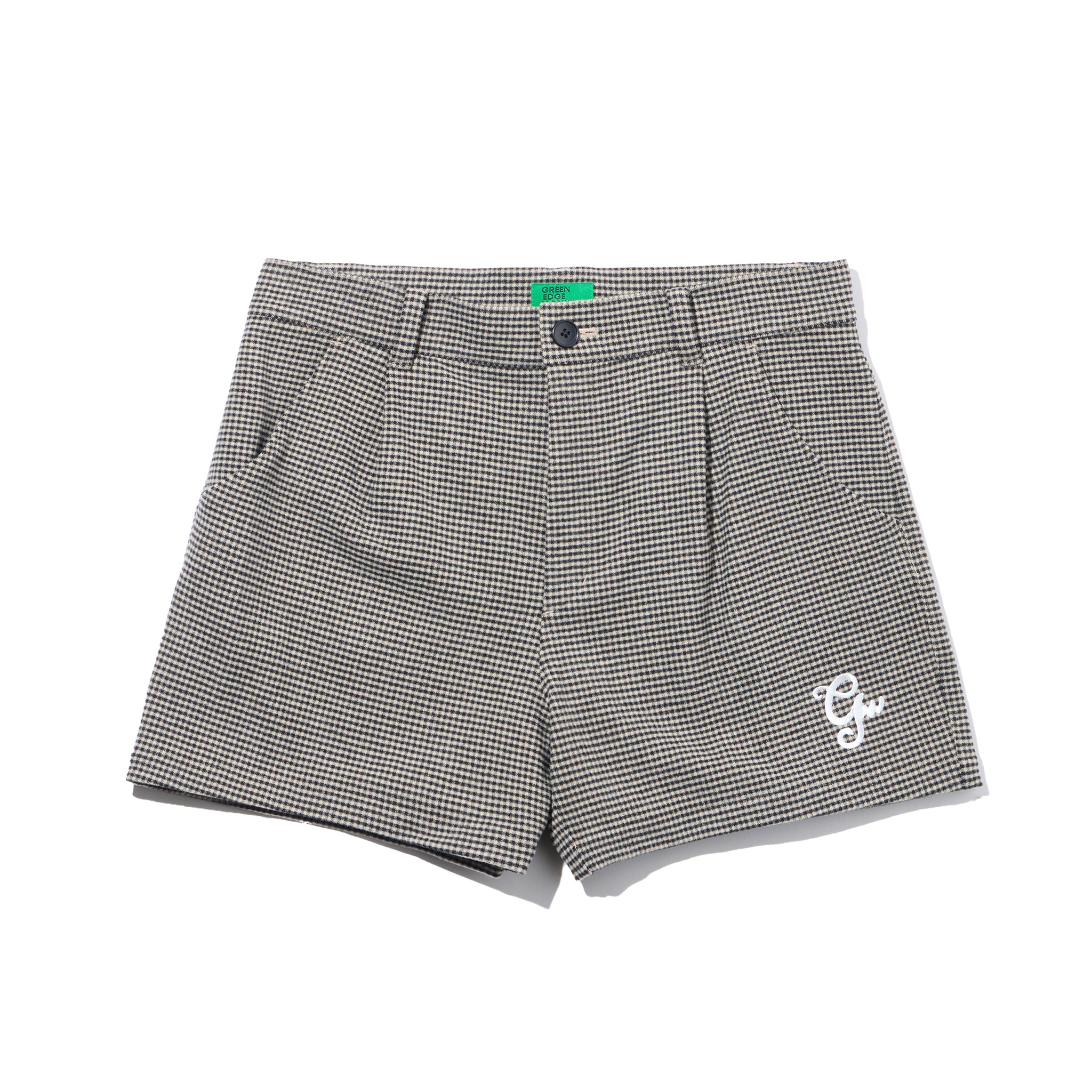 ladies / Gingham check short pants #5001-66