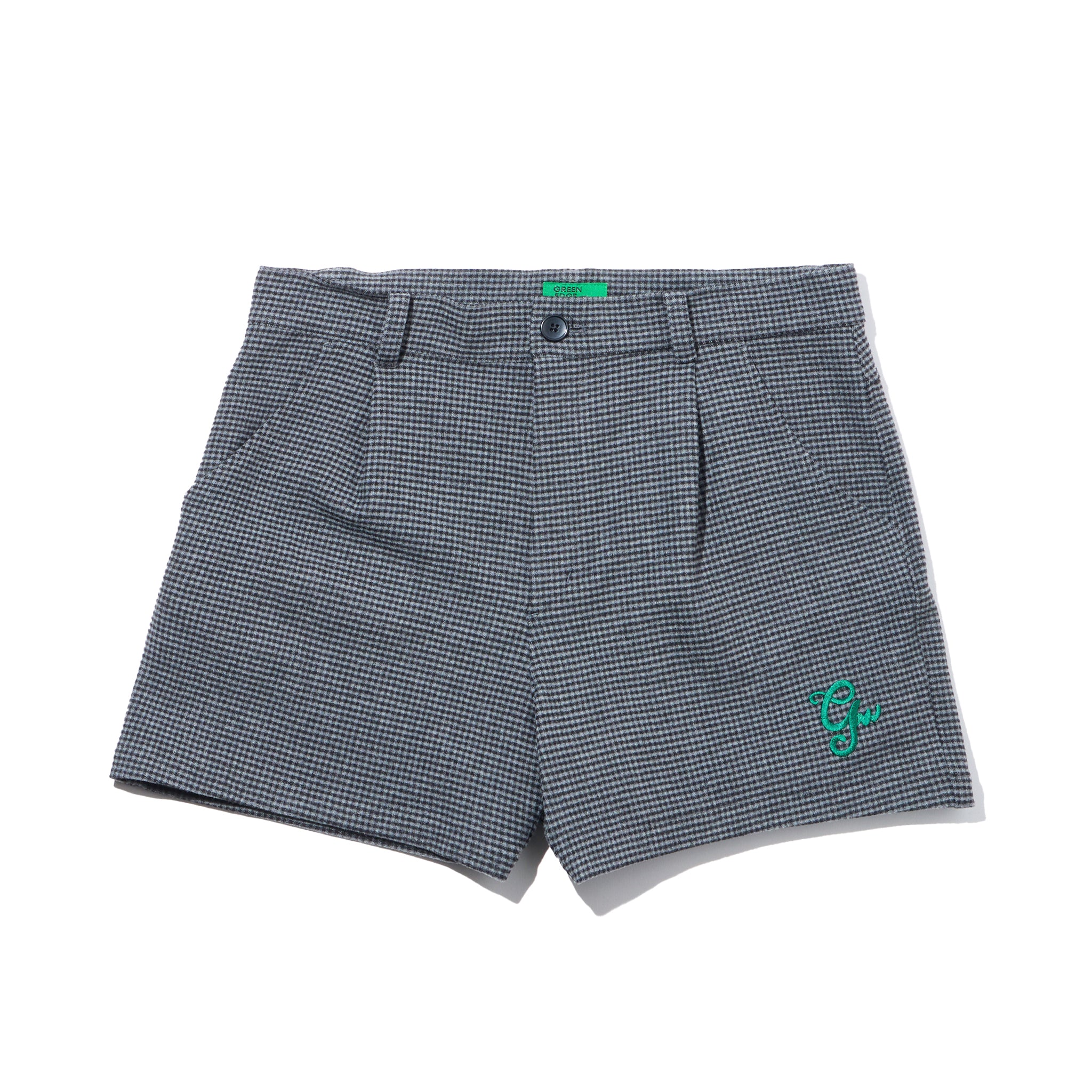 ladies / Gingham check short pants #5001-66