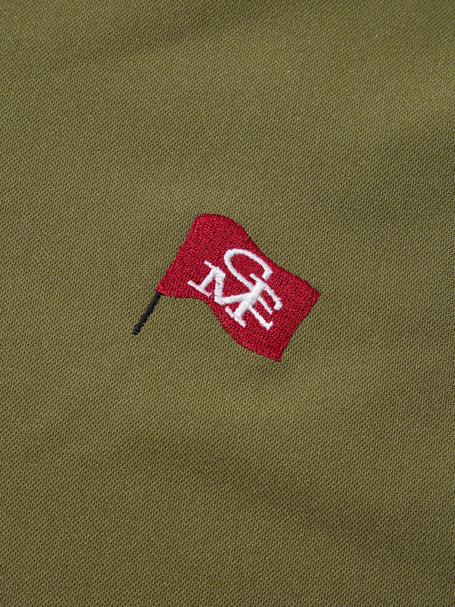 Stretch kanoko long sleeve polo #3001-66