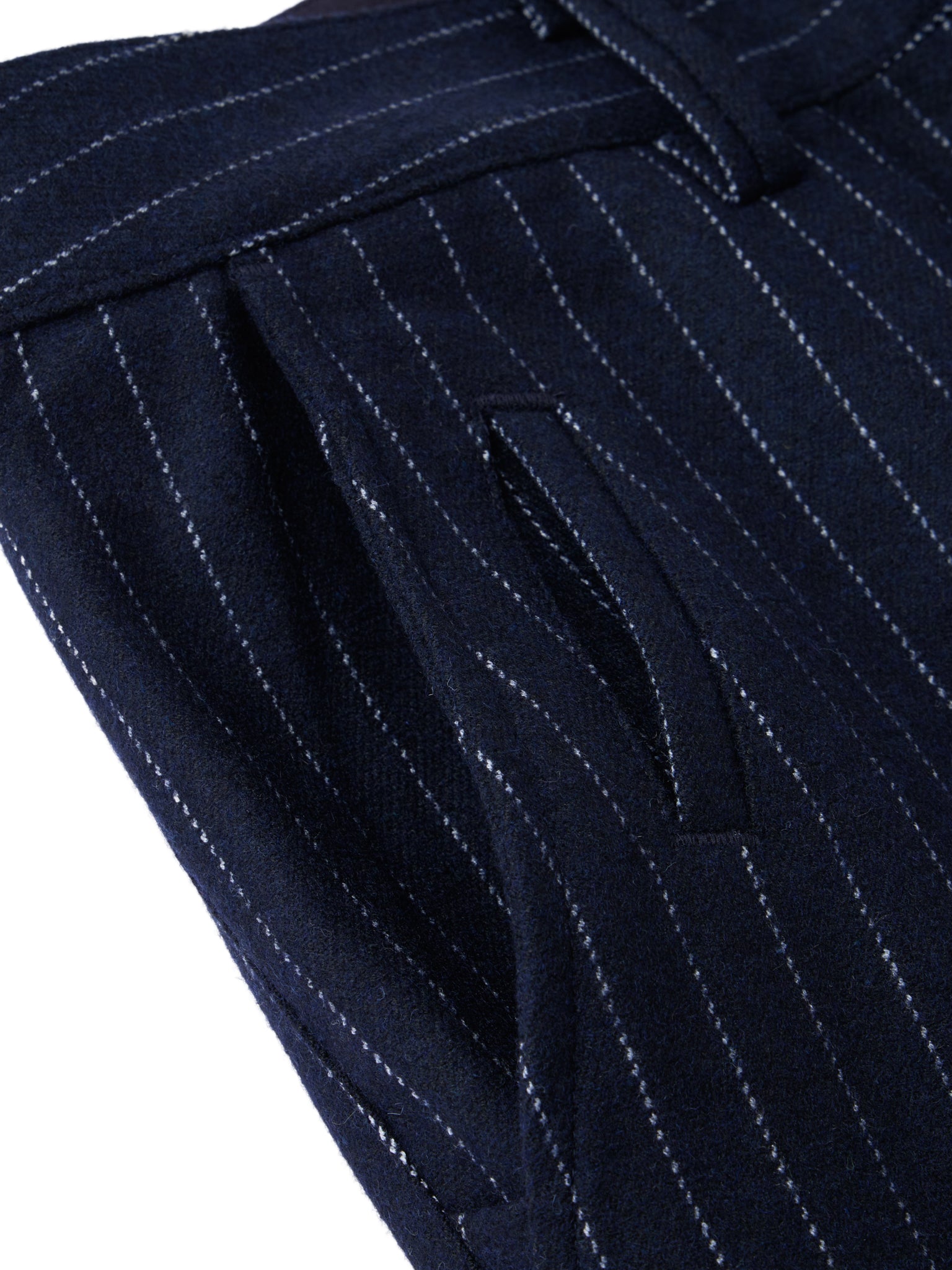 Wool stripe pants #5103-46